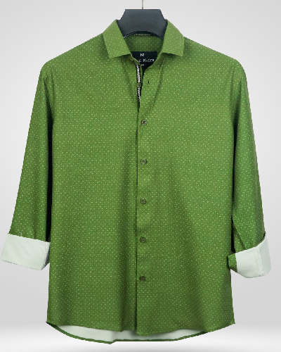 Luxury Print Stretch Shirt